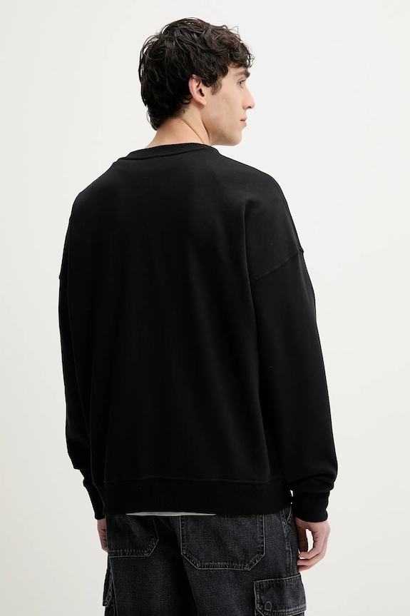Ρούχα Μπλούζα Diesel S-ROB-MICRODIV SWEAT-SHIRT A14942.0GRAC μαύρο