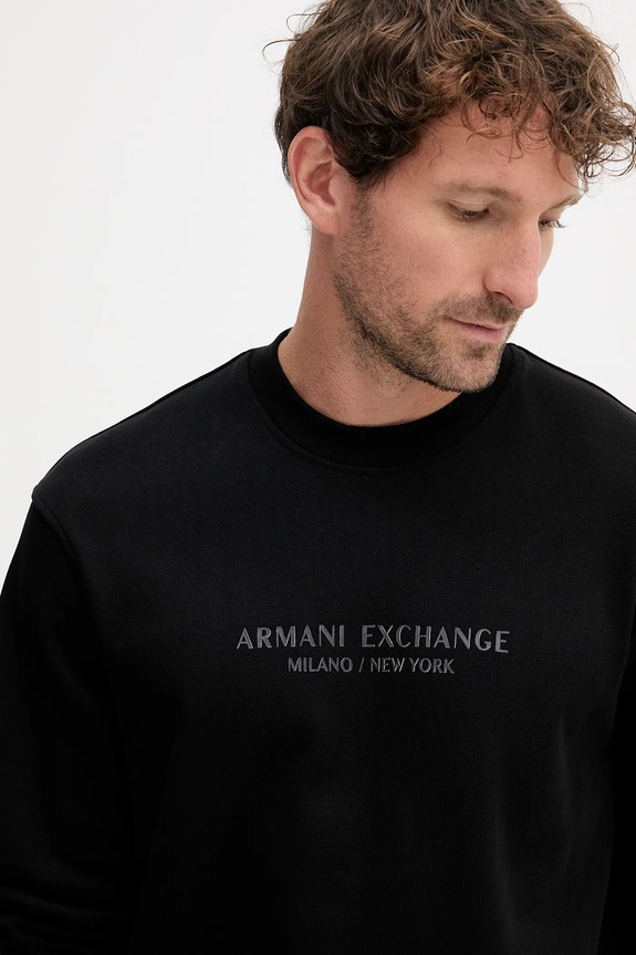 Îmbrăcăminte Armani Exchange hanorac de bumbac XM001284.AF20934.NOS negru