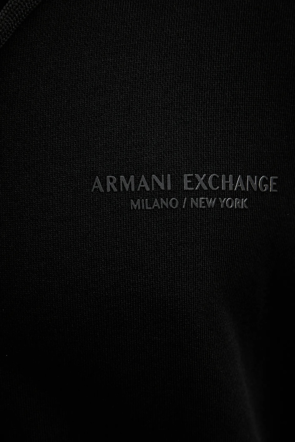 Pamučna dukserica Armani Exchange XM001293.AF20934.NOS crna