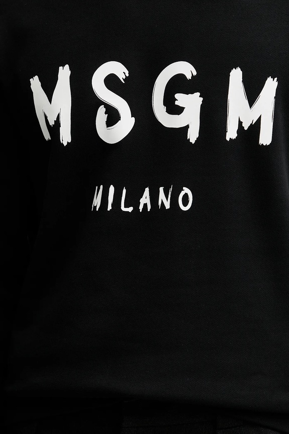MSGM bluza bawełniana 2000MM513.300001 czarny