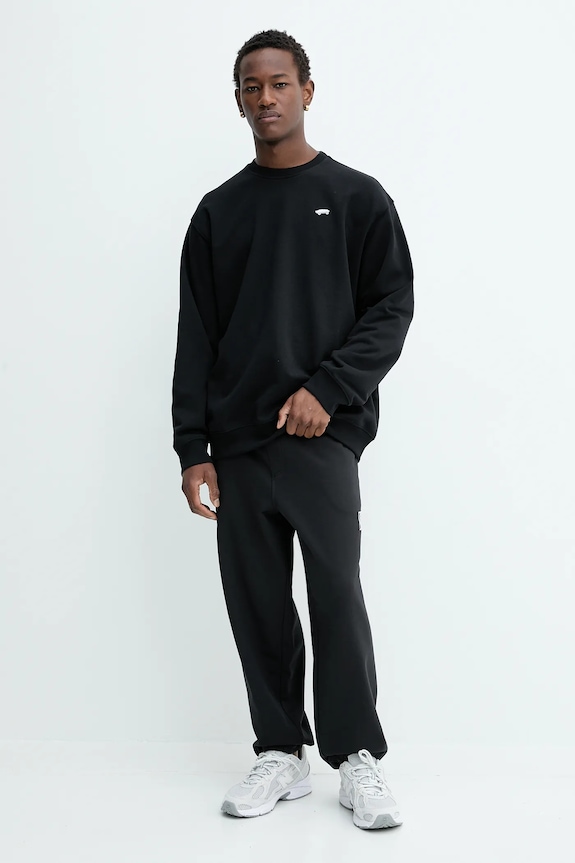 Vans hanorac de bumbac VN000P59BLK1 negru AA00
