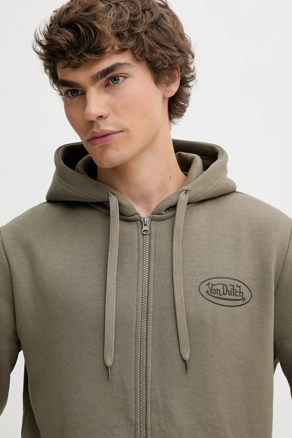 Pulover Von Dutch zelena VD.1.SWZ.SLI