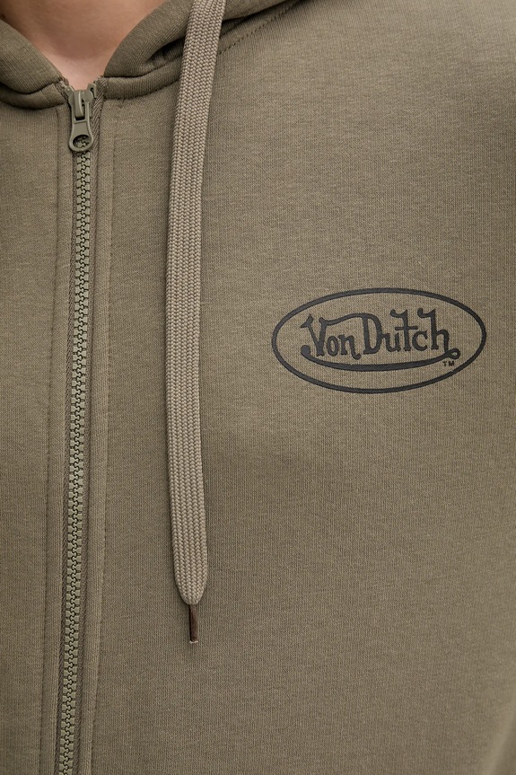 Pulover Von Dutch VD.1.SWZ.SLI zelena