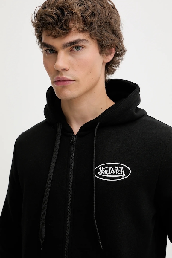 Pulover Von Dutch črna VD.1.SWZ.SLI