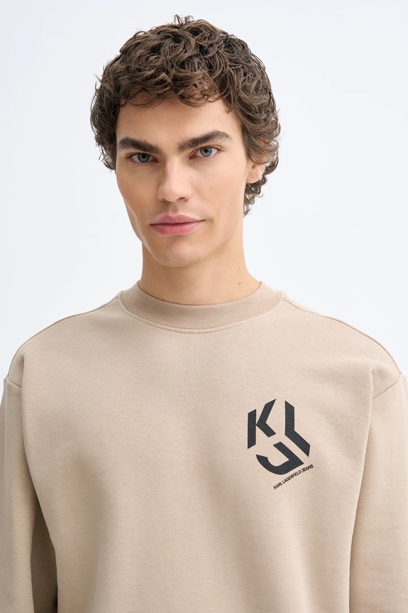Mikina Karl Lagerfeld Jeans béžová B1M20050