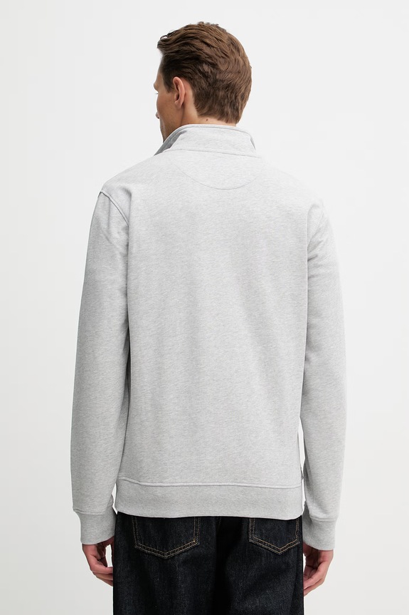 Îmbrăcăminte U.S. Polo Assn. hanorac bărbătesc cu bumbac DHM LB 1/4 ZIP MUP3359 gri