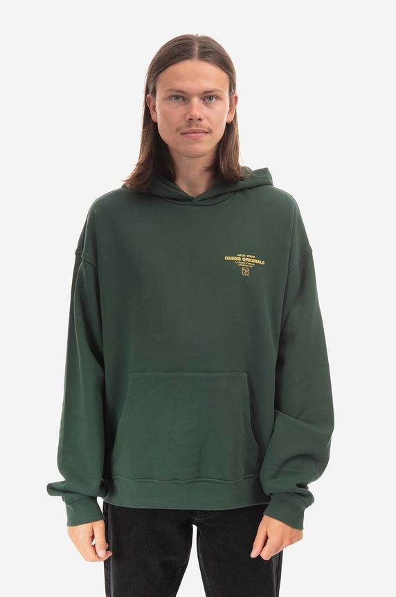 Guess Originals bluză Go Harper Ls Hoodie M2BQ05.K9YH1 verde AA00