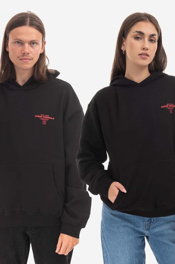 Кофта Guess Originals Go Harper Ls Hoodie з капюшоном чорний M2BQ05.K9YH1