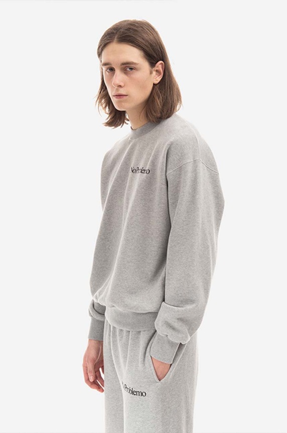 Aries cotton sweatshirt Mini Problemo gray COAR20009