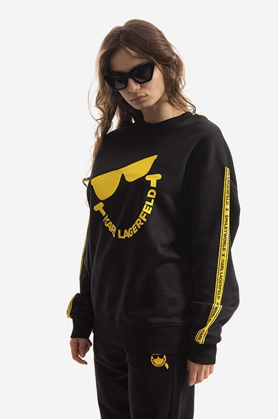 Karl Lagerfeld bluza Unisex Smiley Sweatshirt 221W1851