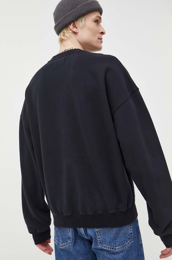 Pamučna dukserica Preach 206310.NOS crna