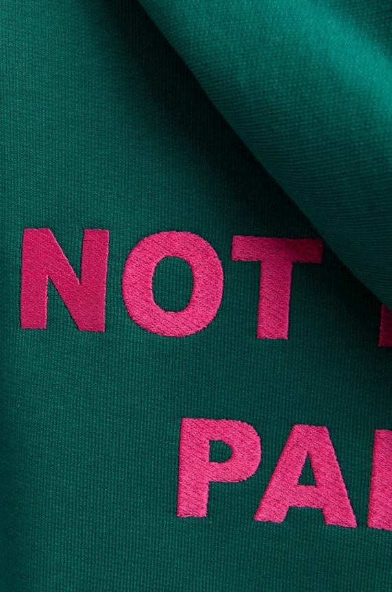 Drôle de Monsieur cotton sweatshirt HO101.FOREST.GREEN green
