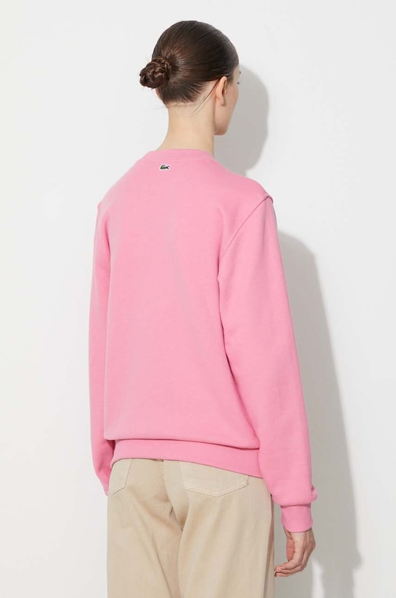 Odzież Lacoste bluza bawełniana SF0342 różowy