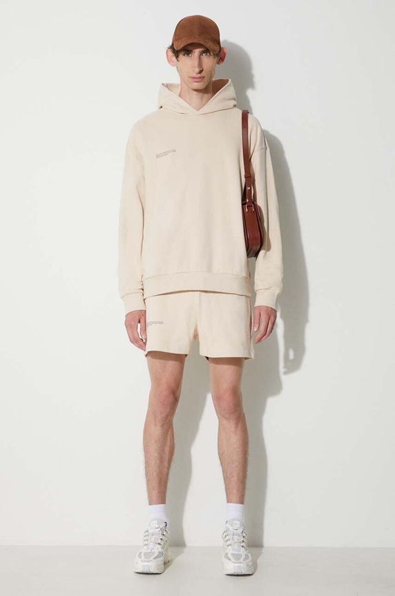 Βαμβακερή μπλούζα Pangaia 10000180 μπεζ AA00