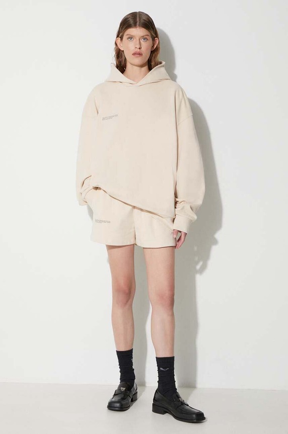 Ρούχα Βαμβακερή μπλούζα Pangaia 10000180 μπεζ