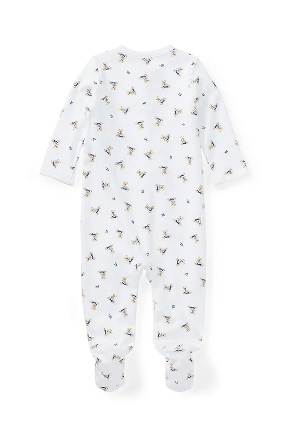 Detský bavlnený overal Polo Ralph Lauren 320682715001 biela AA00