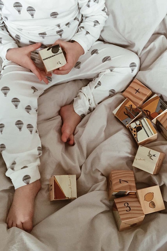Konges Sløjd body bebe BODY GOTS KS3553 alb