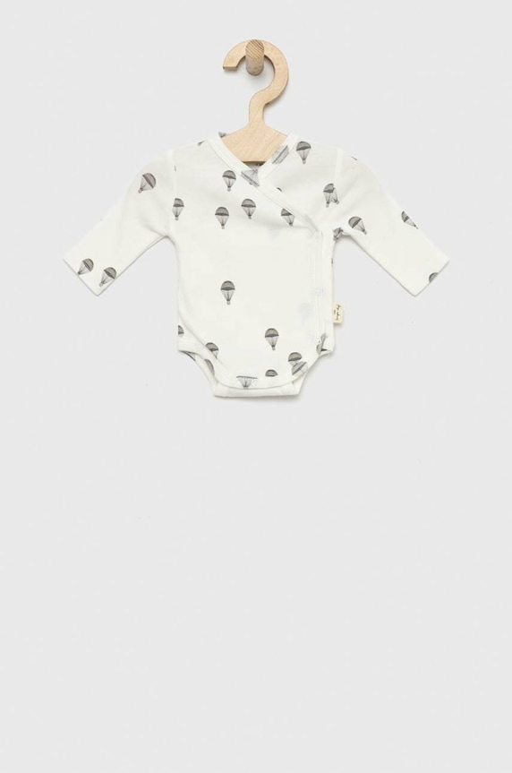 Konges Sløjd body bebe NEWBORN BODY GOTS KS3555 alb AA00