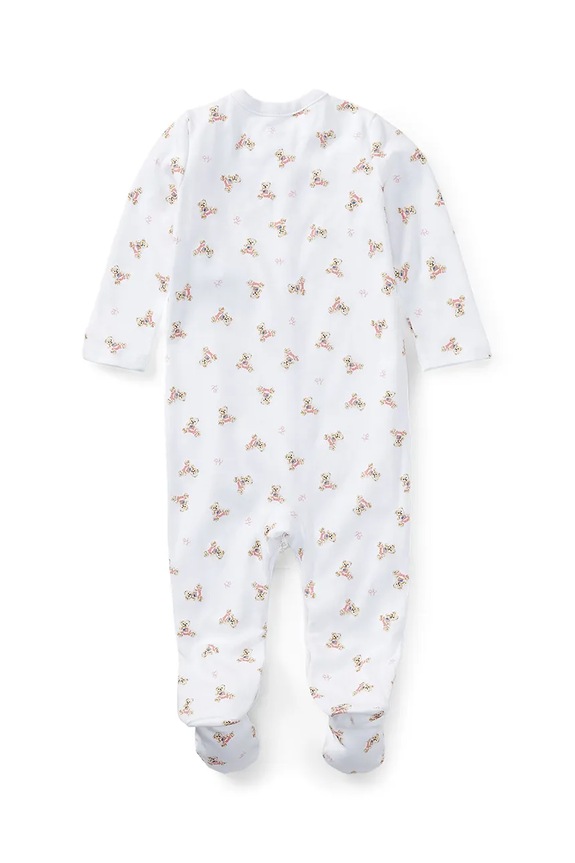 Pamučni kombinezon za bebe Polo Ralph Lauren 310682708001 bijela AA00