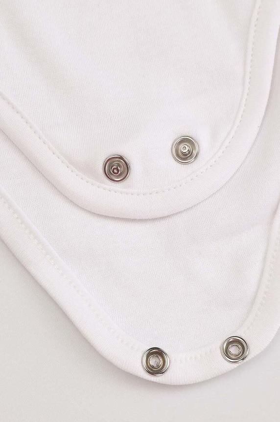 Coccodrillo body bawełniane niemowlęce biały XCX413601BAU