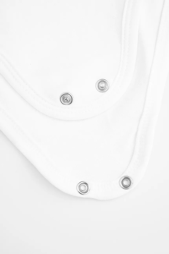 Coccodrillo body din bumbac pentru bebeluși 2-pack alb XCX413101BAU