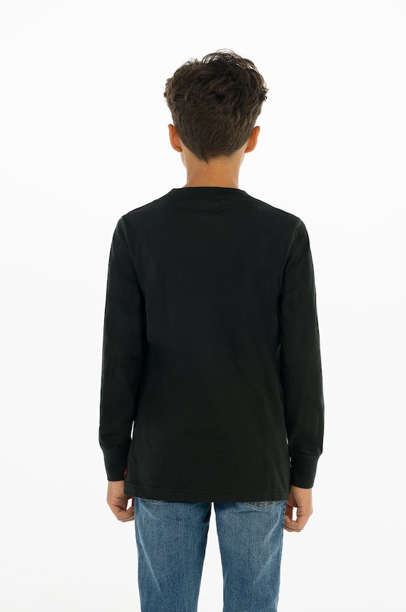 Chłopiec Levi's Longsleeve dziecięcy 9E8646.NOS.B czarny