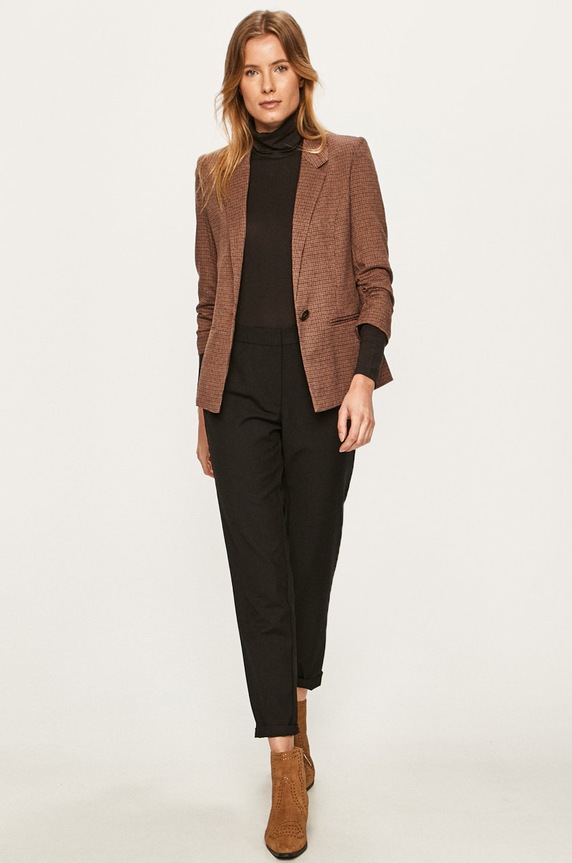 Vero Moda - Longsleeve 10219220 czarny AA00