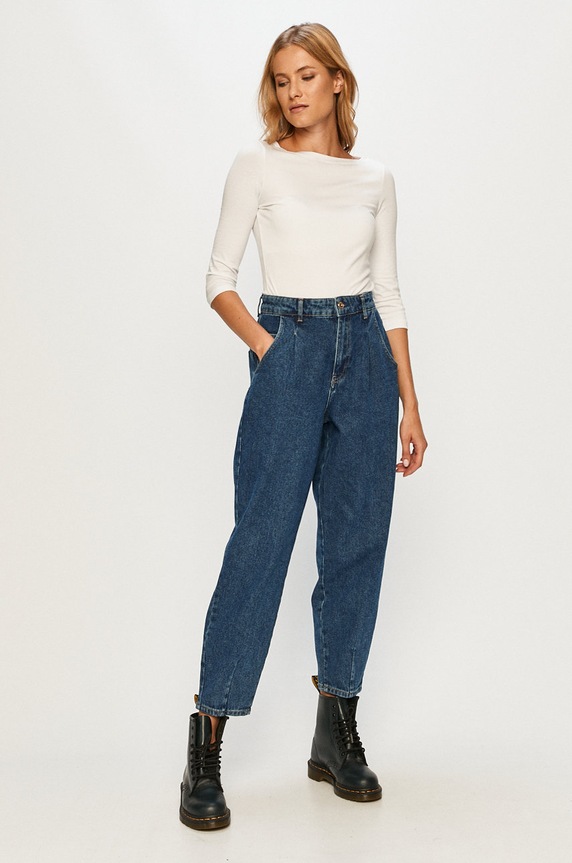Vero Moda - Longsleeve 10233471 biały AA00