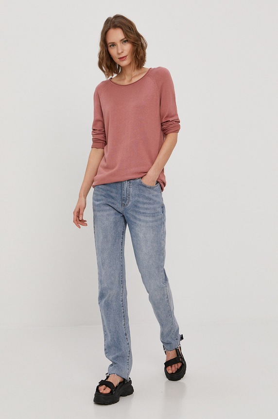 Vero Moda - Sweter 10220902 różowy AA00