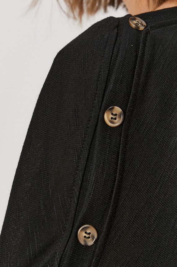 Pieces Sweter 17100737 czarny
