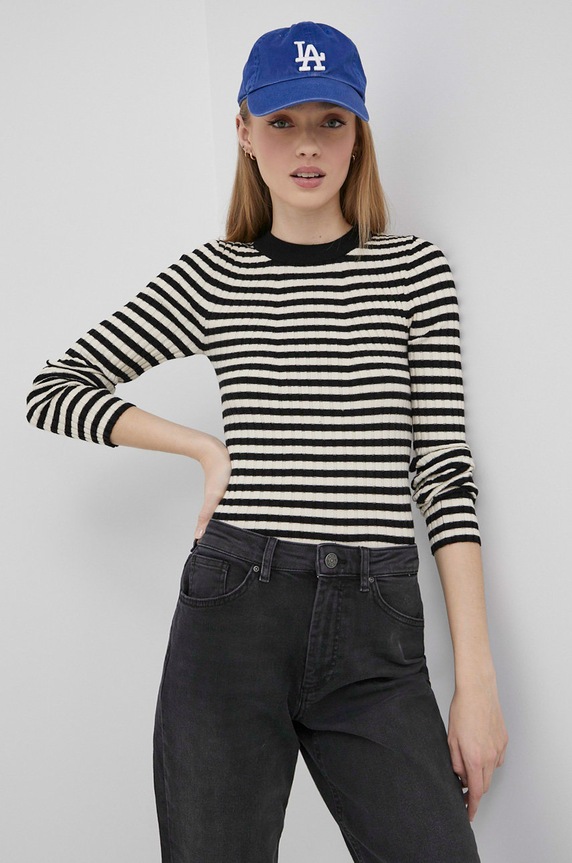 Vero Moda sweter pozostałe czarny 10257763.Black
