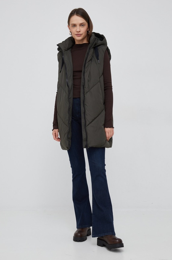 Majica dugih rukava Vero Moda 10259206.CoffeeBean smeđa AA00