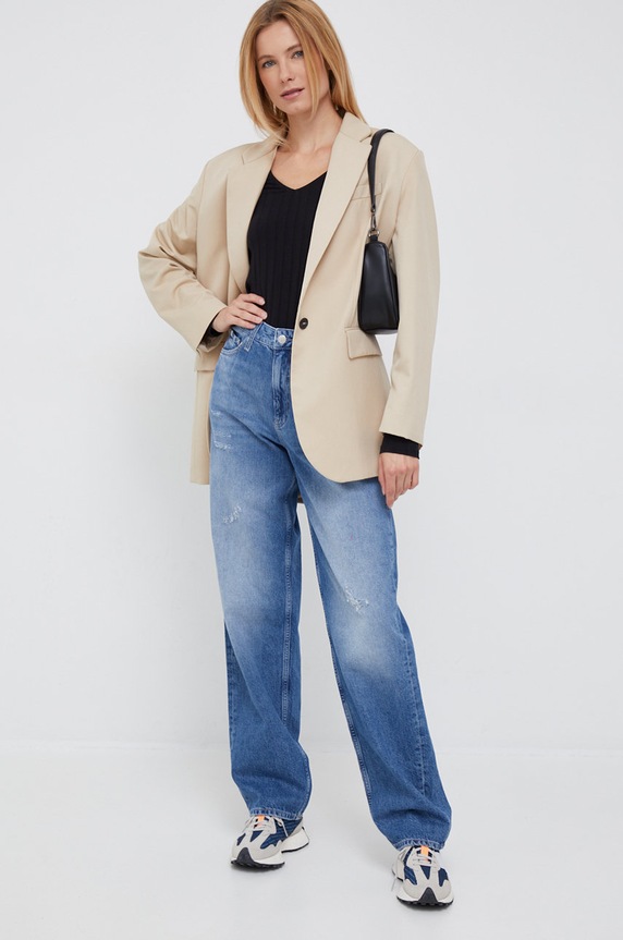 Vero Moda longsleeve 10270469.Black czarny AA00