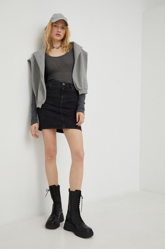 American Vintage pamut hosszúujjú MAS04 szürke AA00