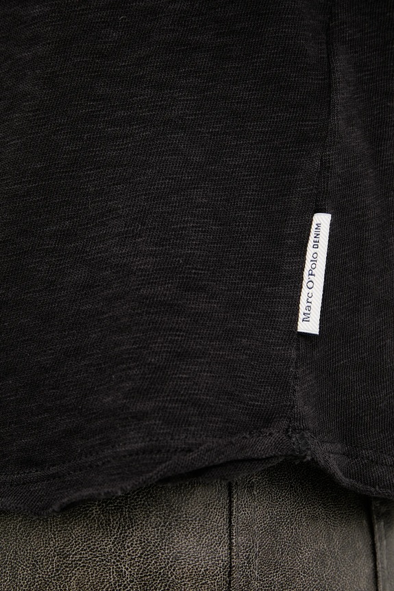 Marc O'Polo majica z dolgimi rokavi ženska bombažna DENIM 5000006284 črna
