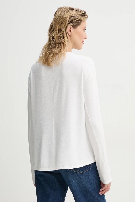 Odzież Rag & Bone longsleeve WCC23ST082C782 biały