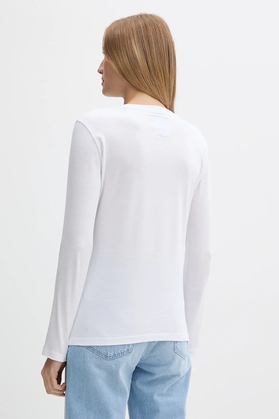 Îmbrăcăminte Armani Exchange longsleeve din bumbac XW001450.AF10356.NOS alb