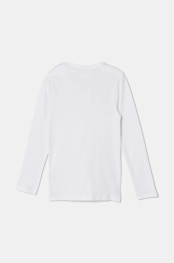 Детска блуза с дълги ръкави United Colors of Benetton 3FZ10M00C.G.Continuativ бял AA00