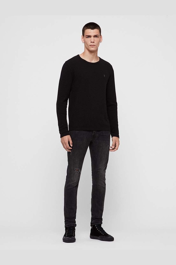 Oblečenie AllSaints - Tričko s dlhým rukávom Muse LS Crew MD021R čierna