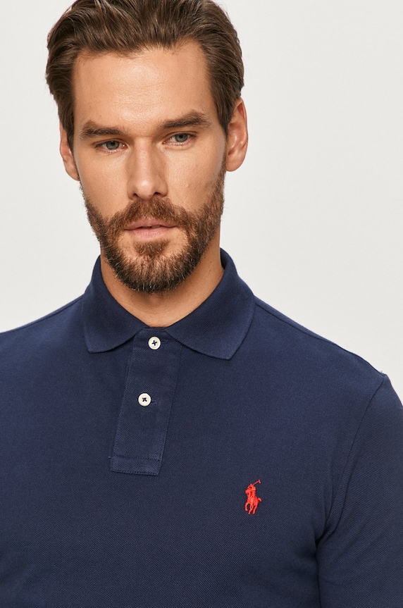 Polo Ralph Lauren - Longsleeve 710681126038 granatowy 710681126038