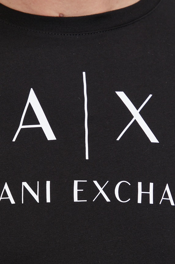 Majica dugih rukava Armani Exchange 8NZTCH.Z8H4Z.NOS crna