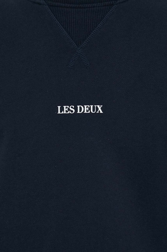 Les Deux bluza bawełniana LDM200046. granatowy