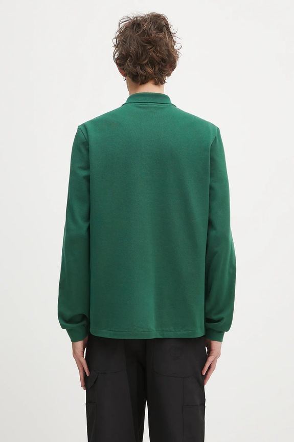 Clothing Lacoste cotton longsleeve top L1312 132 L1312.032 green