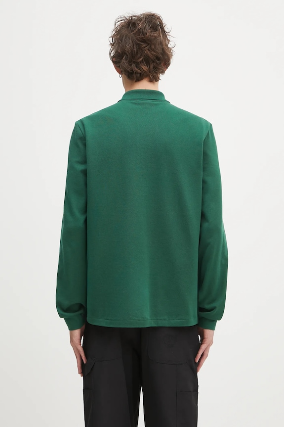 Clothing Lacoste cotton longsleeve top L1312 132 L1312.032 green