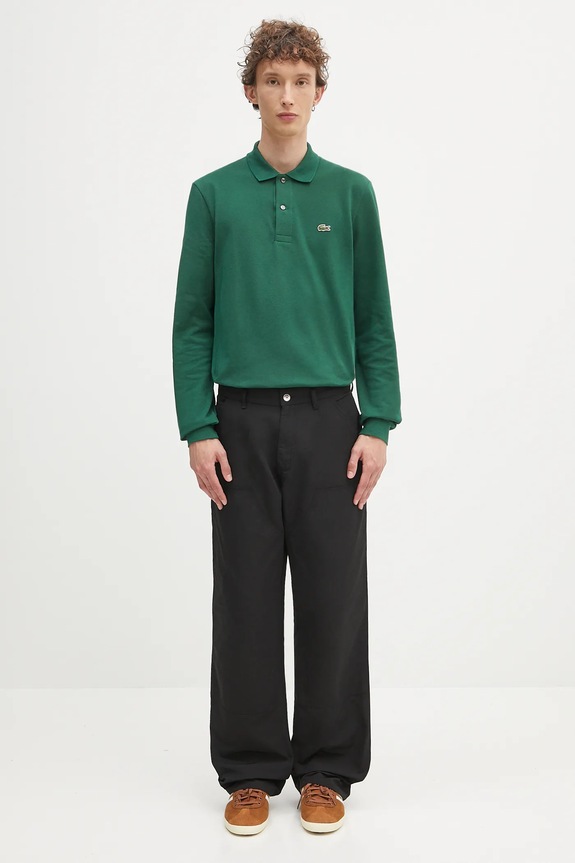 Lacoste cotton longsleeve top L1312 132 L1312.032 green