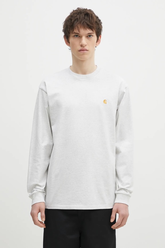 Carhartt WIP cotton longsleeve top cotton gray I026392.00JXX