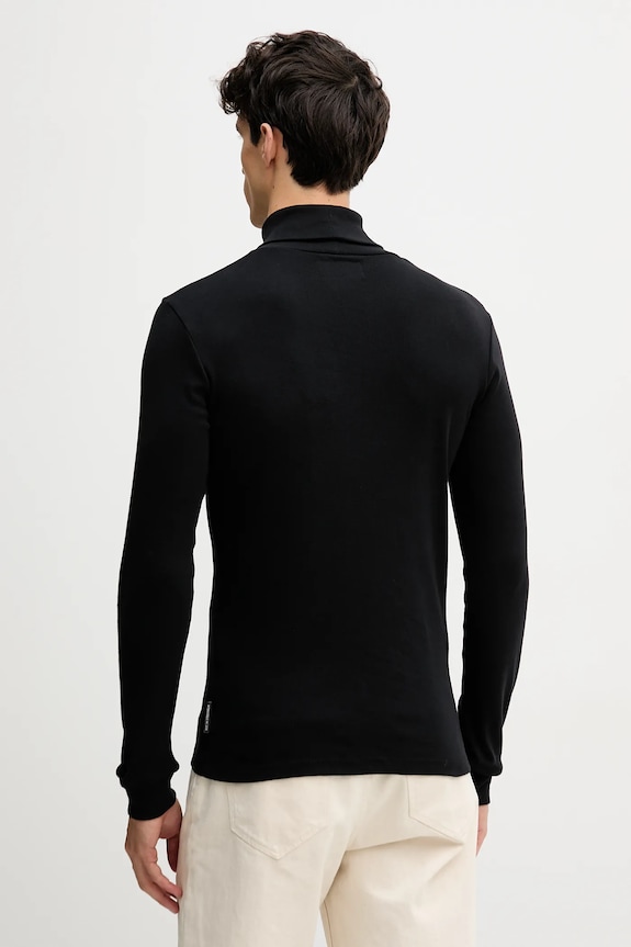 Одяг Бавовняний лонгслів Marc O'Polo 5000009259 чорний