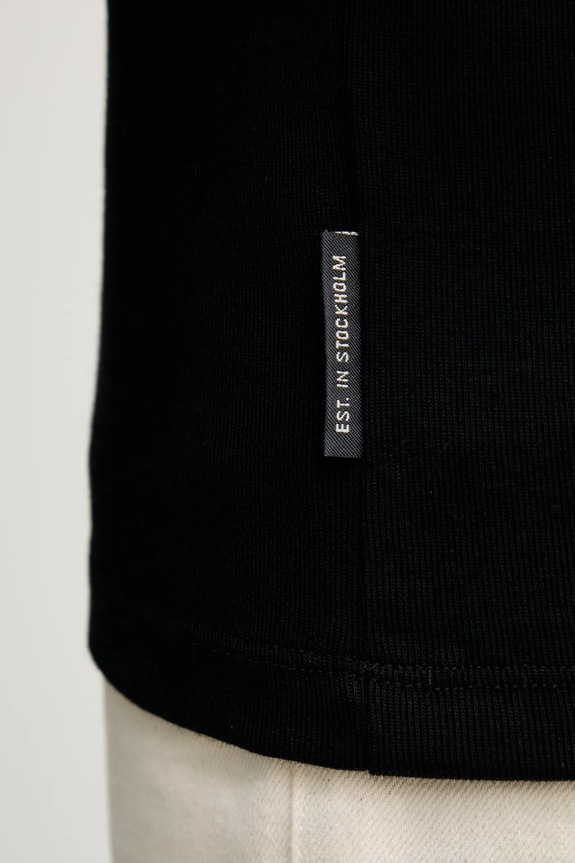 Бавовняний лонгслів Marc O'Polo 5000009259 чорний