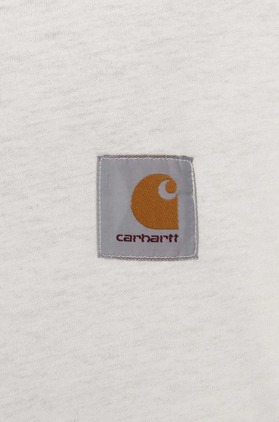 Carhartt WIP Carhartt WIP L/S Nelson T-Shirt I029948 WAX longsleeve Men's cotton I029948 white SS23