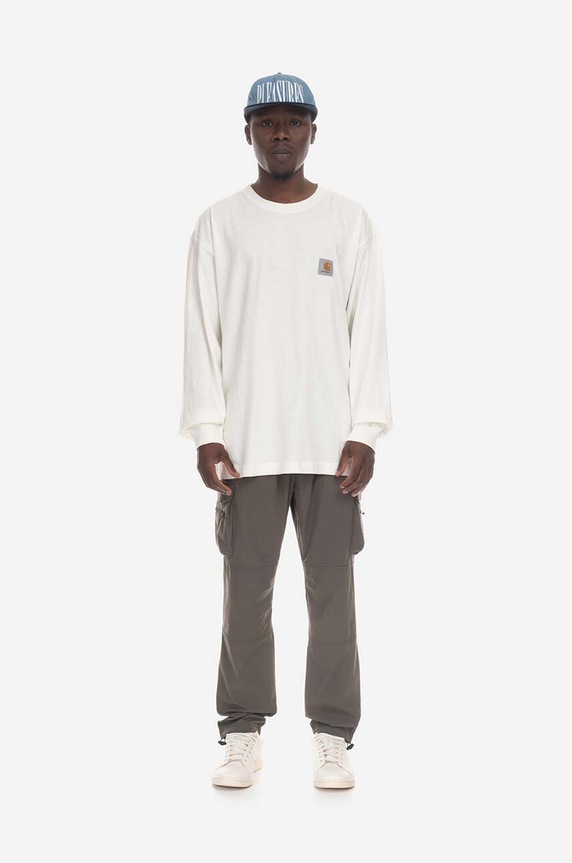 Carhartt WIP Carhartt WIP L/S Nelson T-Shirt I029948 WAX longsleeve Men's cotton white I029948